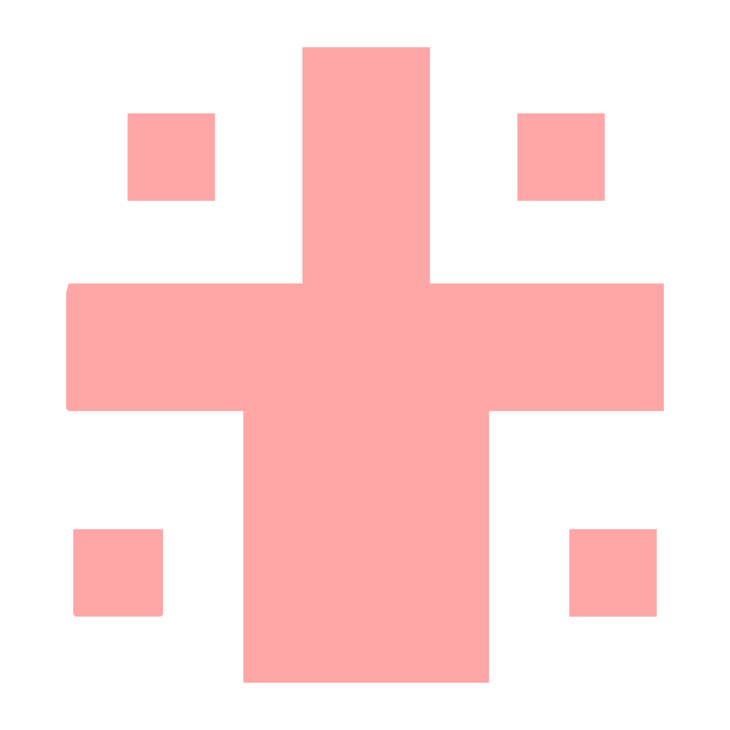 Tarot Star Cross Logo #ffa6a6