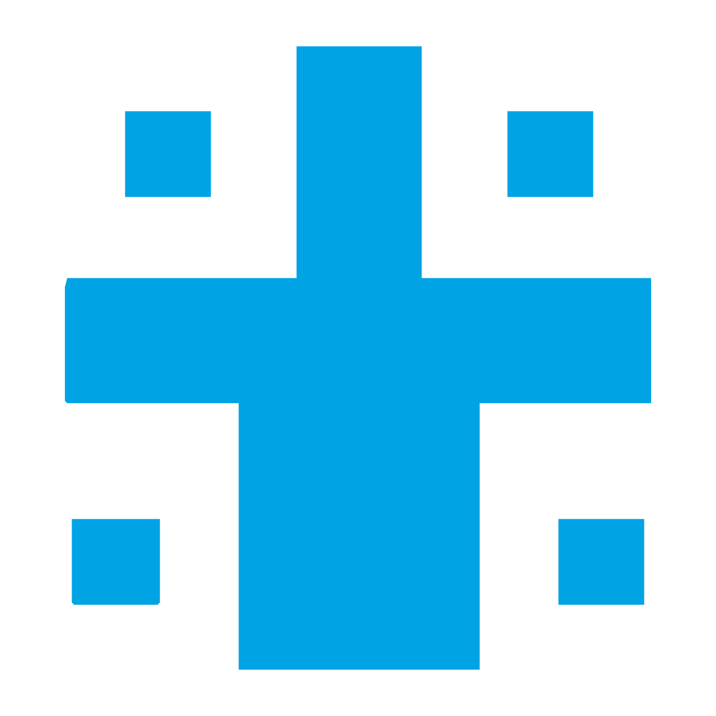 Tarot Star Cross Logo #00a3e4