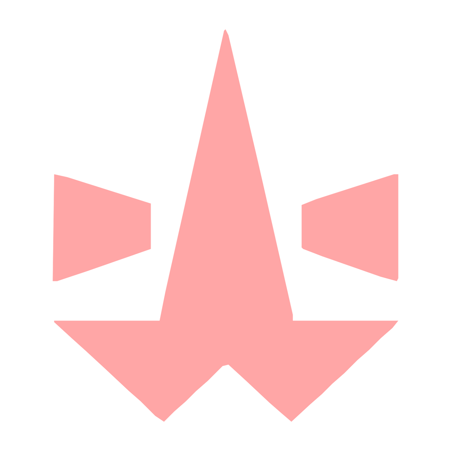 Star Arrow Tarot Logo #ffa6a6