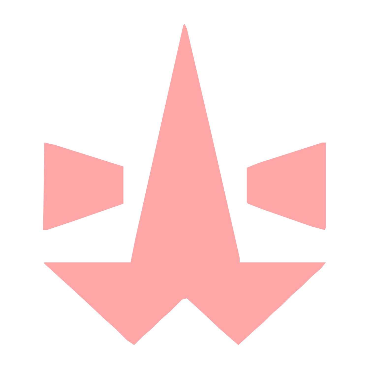 Star Arrow Tarot Logo #ffa6a6