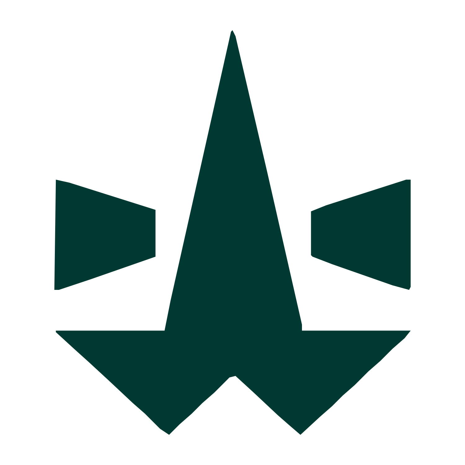 Star Arrow Tarot Logo #003932