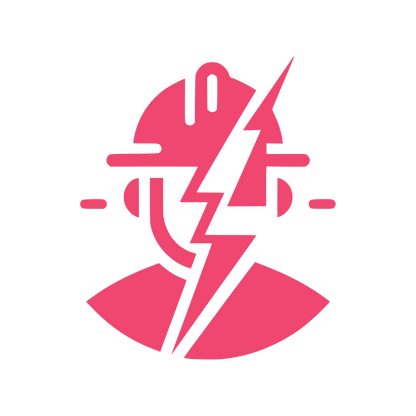 Pictorial Lightning Logo #EF476F