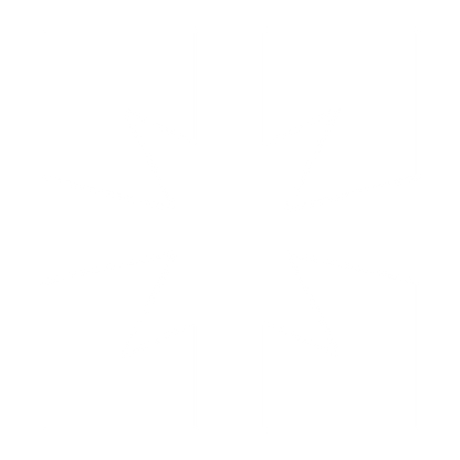 Converging Arrows Star Logo #ffffff