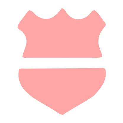 Police Badge Shield Logo #ffa6a6