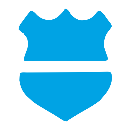 Police Badge Shield Logo #00a3e4
