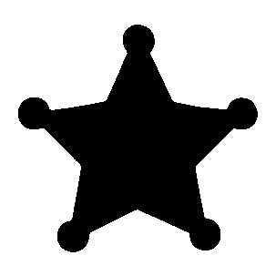 Sheriff Star Badge Logo