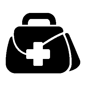 Doctor Bag Cross Logo