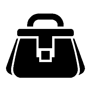 Doctor Bag Silhouette Logo