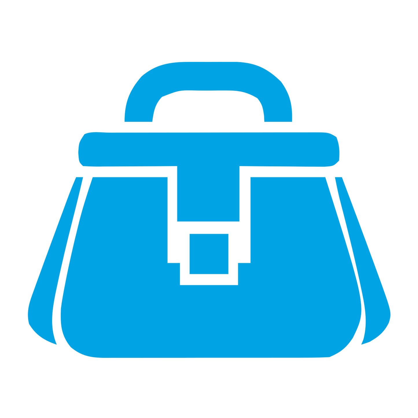 Doctor Bag Silhouette Logo #00a3e4