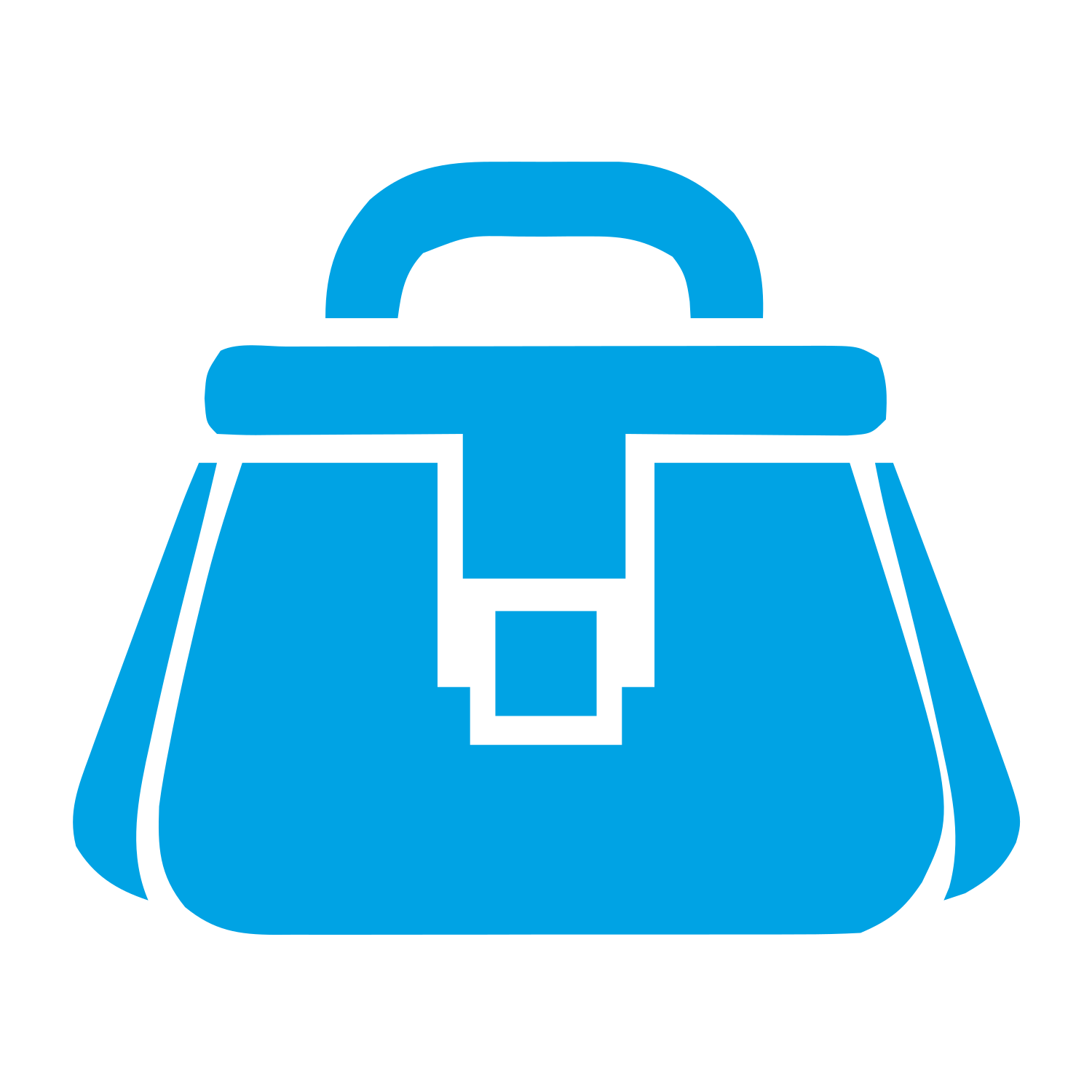 Doctor Bag Silhouette Logo #00a3e4