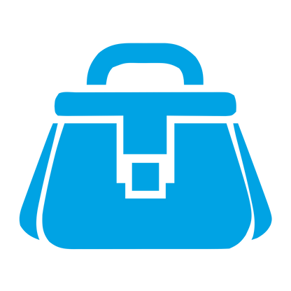 Doctor Bag Silhouette Logo #00a3e4