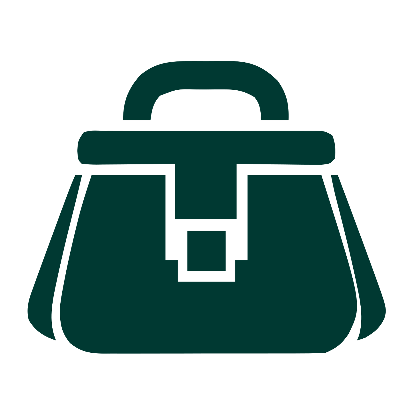 Doctor Bag Silhouette Logo #003932