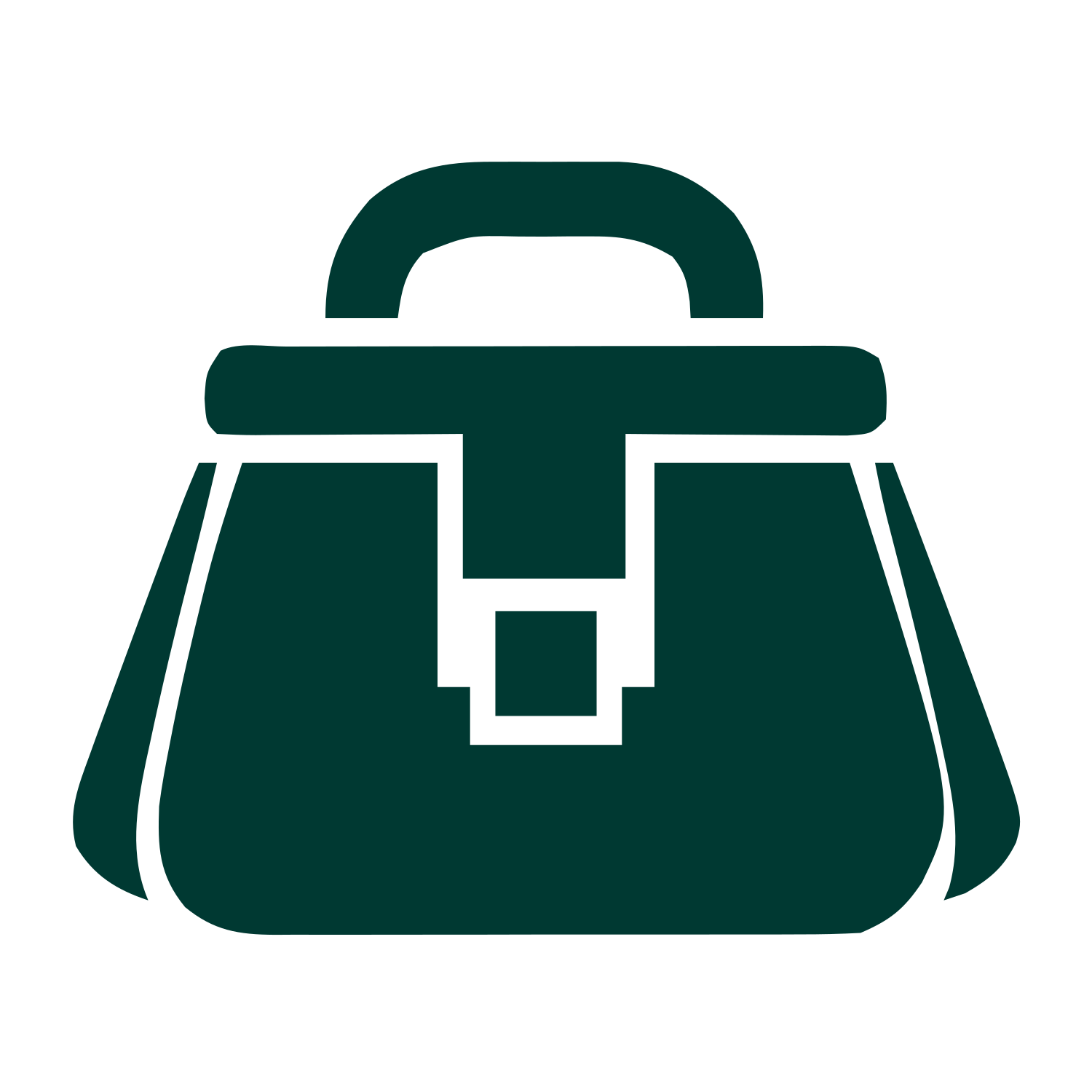 Doctor Bag Silhouette Logo #003932