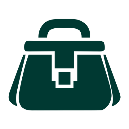 Doctor Bag Silhouette Logo #003932