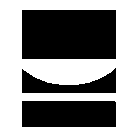 Stacked Bands Stamp Logo