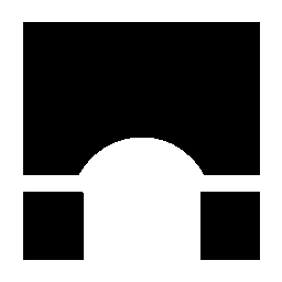 Arch Bridge Stamp Logo
