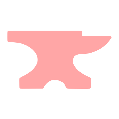 Anvil Pictogram Logo #ffa6a6