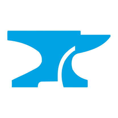 Blacksmith Anvil Logo #00a3e4