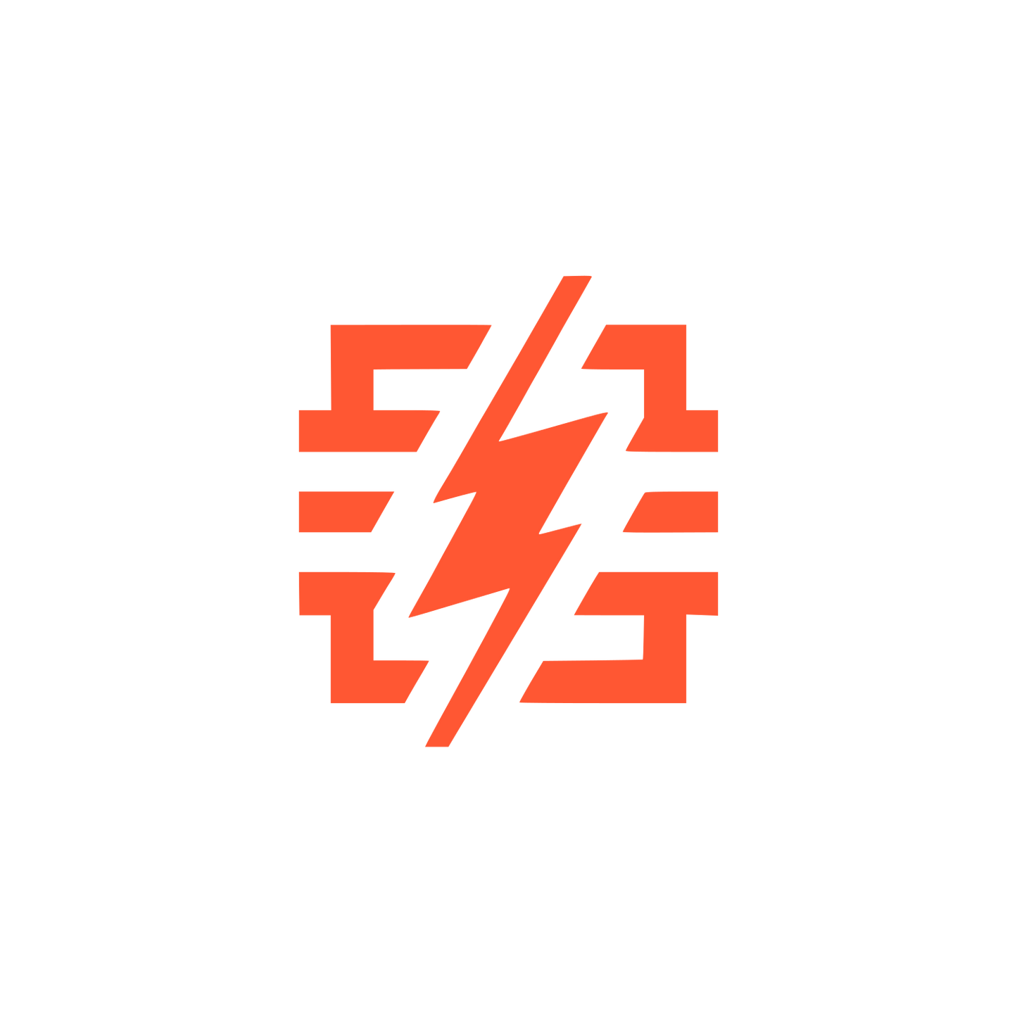 Energy Flash Logo #FF5733