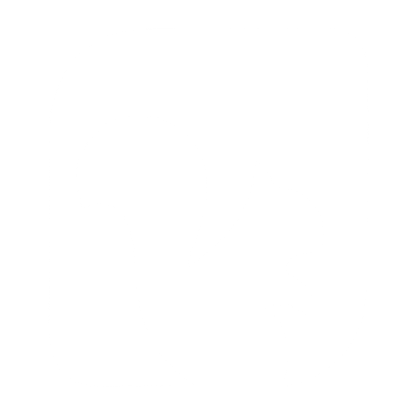 Squirrel Negative Space Logo #ffffff