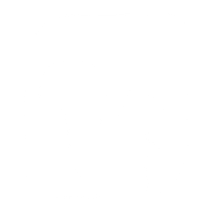 Squirrel Negative Space Logo #ffffff