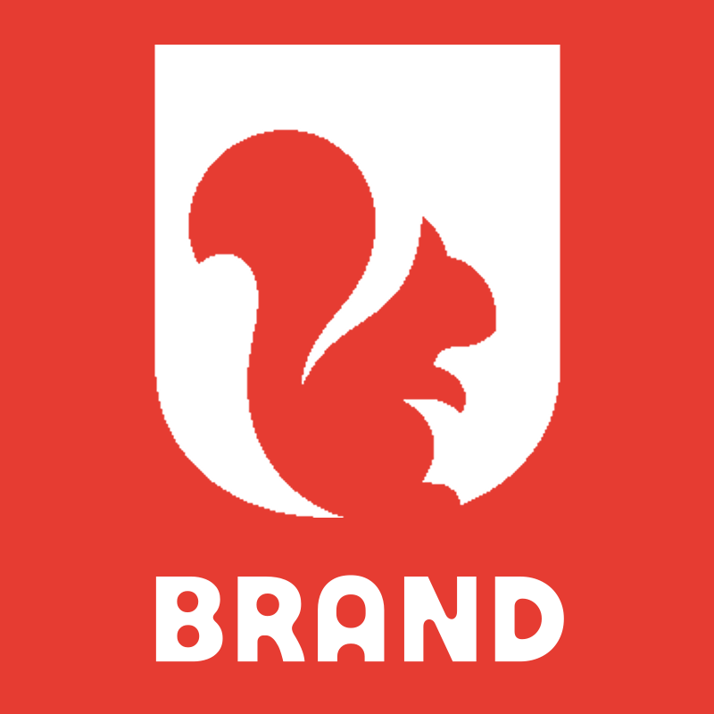Squirrel Shield Crest Logo preview