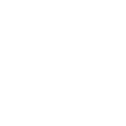 Negative Space Bat Logo #ffffff