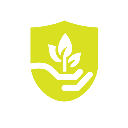 Eco-Friendly Shield Logo #D9E021