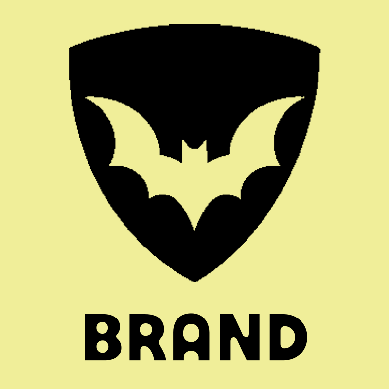Bat Shield Emblem Logo preview