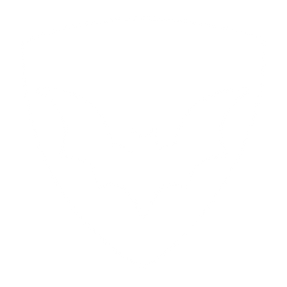 Bat Shield Emblem Logo #ffffff