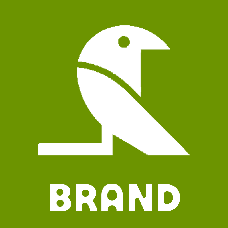 Bold Geometric Crow Logo preview