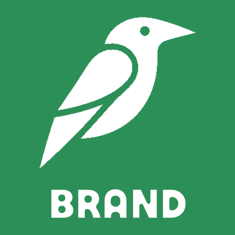 Bold Geometric Crow Logo preview