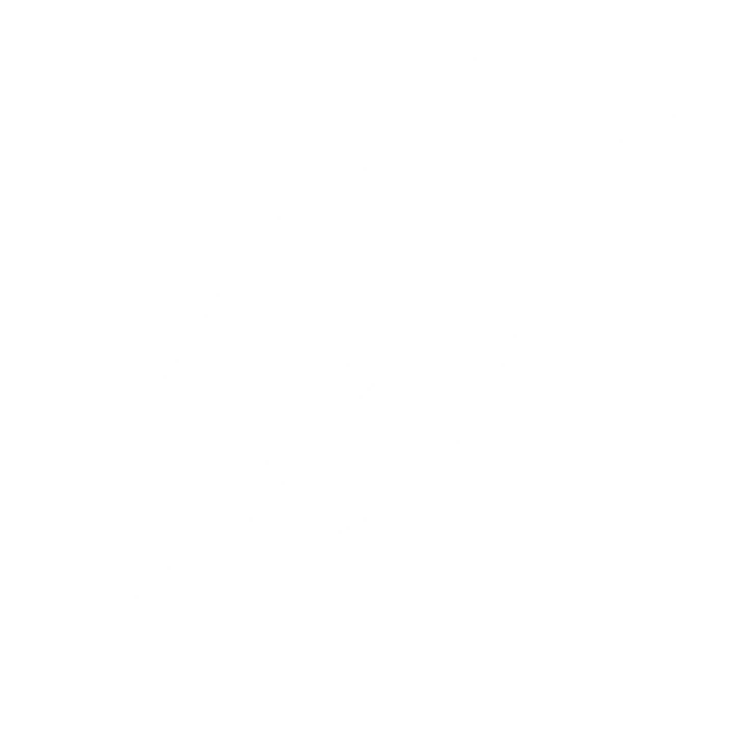 Bold Geometric Crow Logo #ffffff