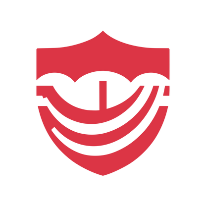 Shield Wave Logo #dc3545