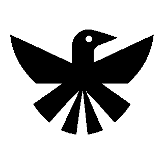 Geometric Crow Logo