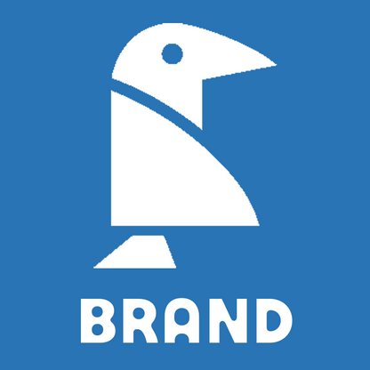 Bold Geometric Crow Logo preview