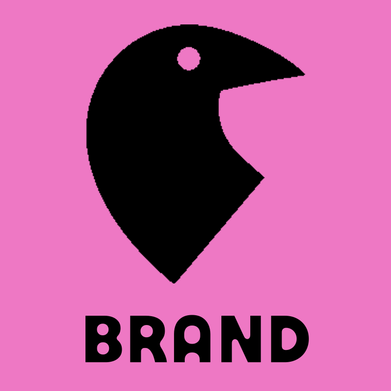 Bold Geometric Crow Logo preview