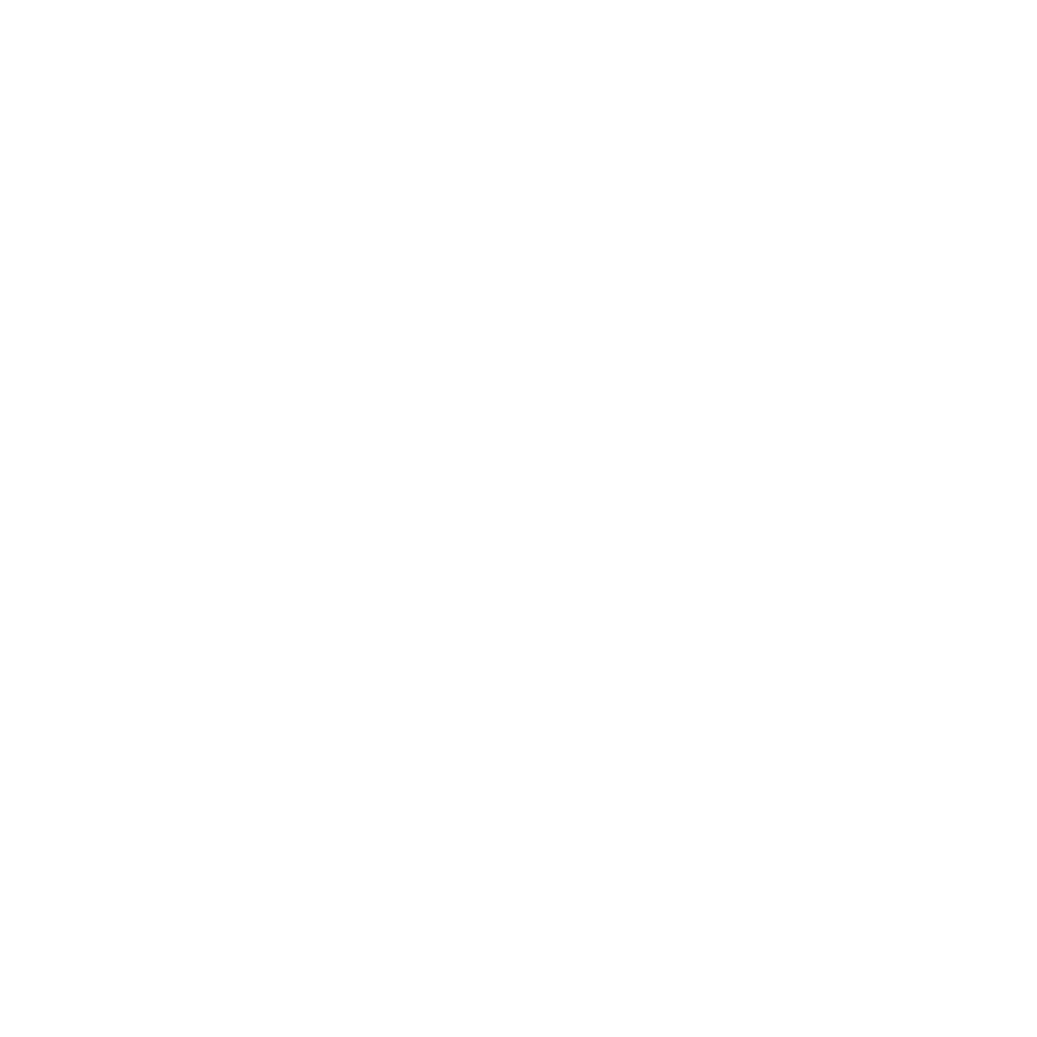 Monoline Hedgehog Logo #ffffff