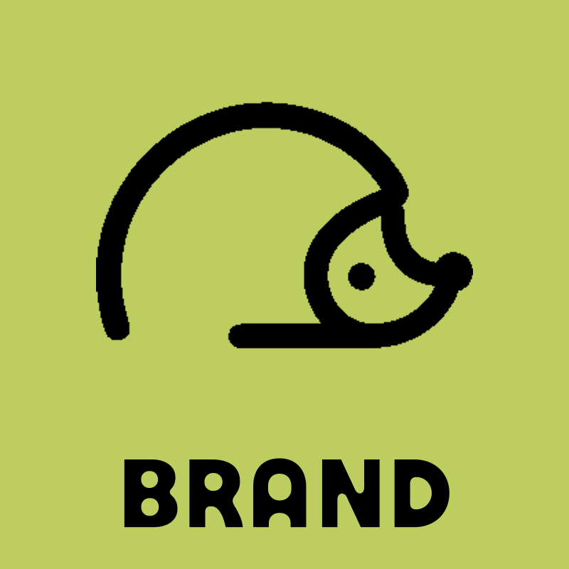 Monoline Hedgehog Logo preview