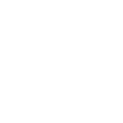 Monoline Hedgehog Logo #ffffff