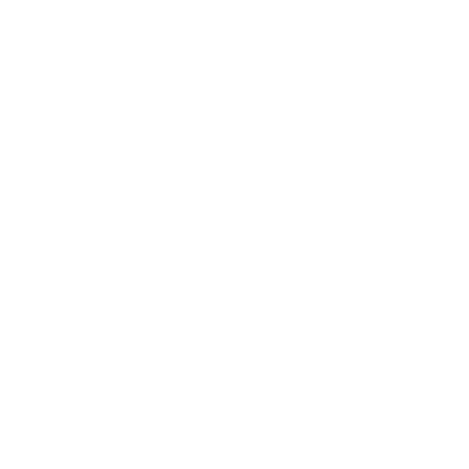 Monoline Hedgehog Logo #ffffff