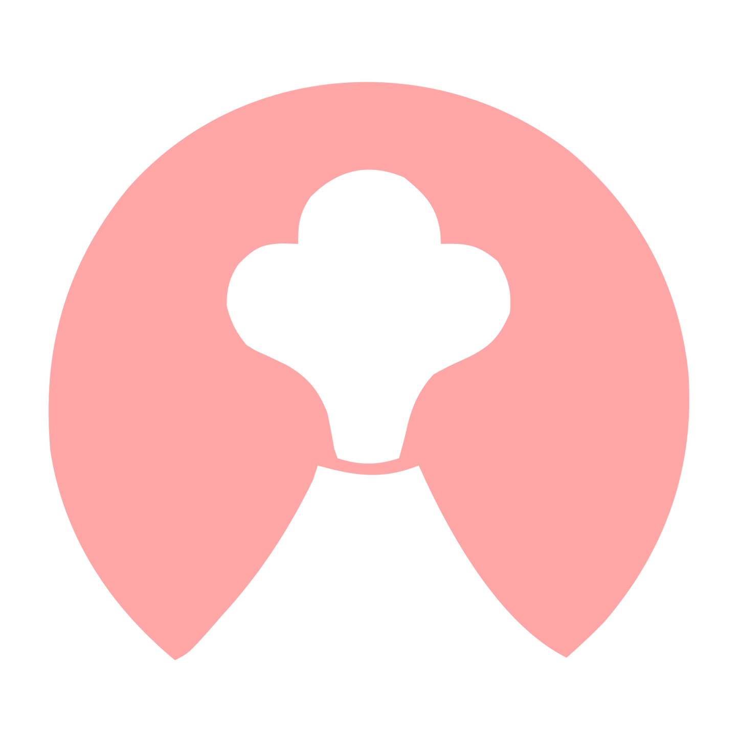 Volcano Mushroom Cloud Logo #ffa6a6
