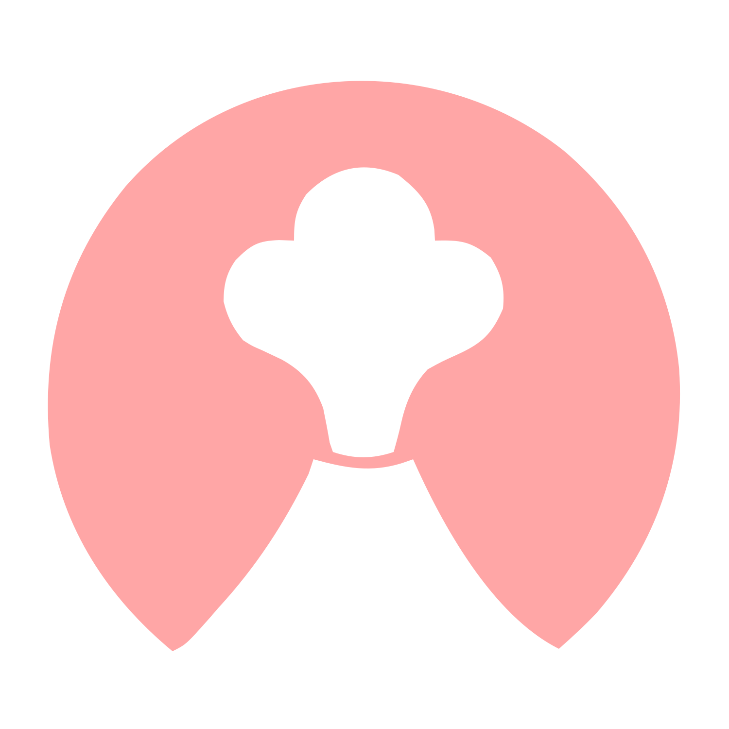 Volcano Mushroom Cloud Logo #ffa6a6