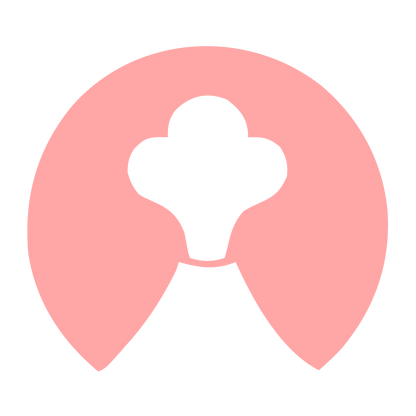 Volcano Mushroom Cloud Logo #ffa6a6