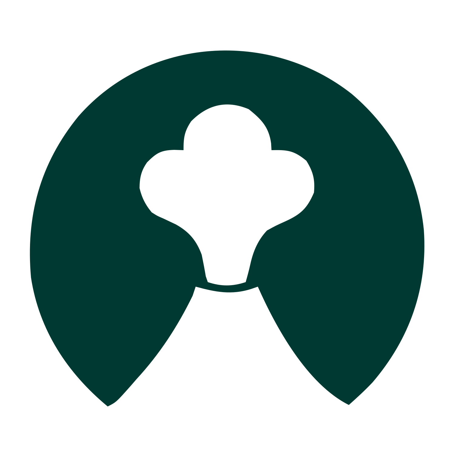 Volcano Mushroom Cloud Logo #003932