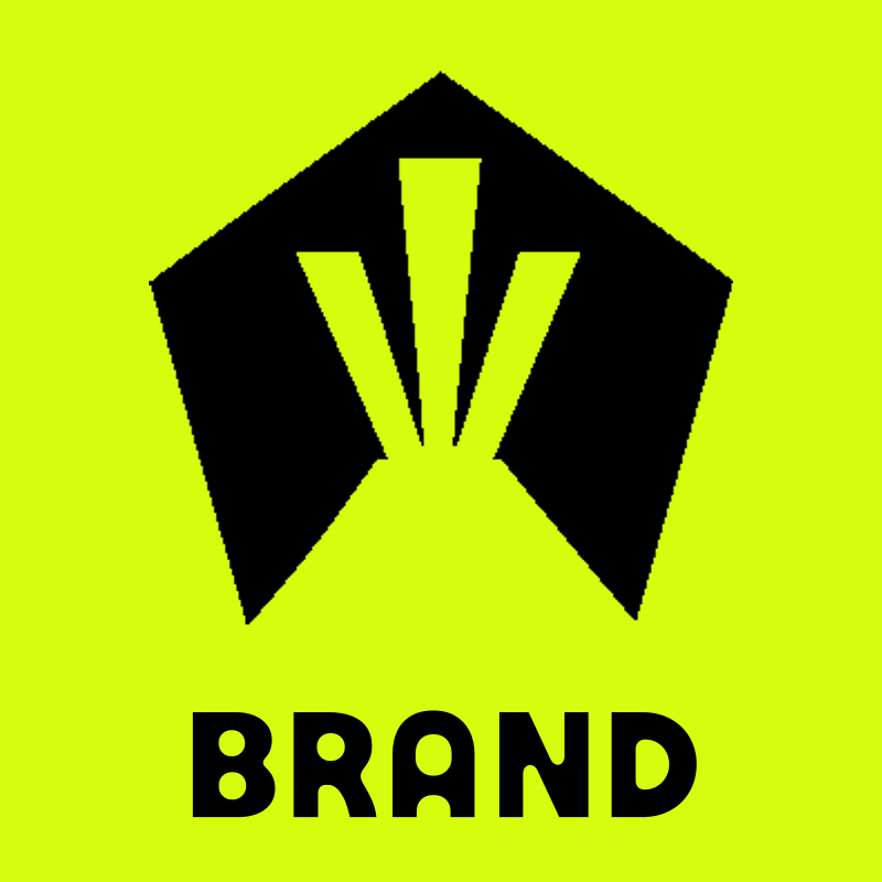 Volcano Rays Negative Space Logo preview