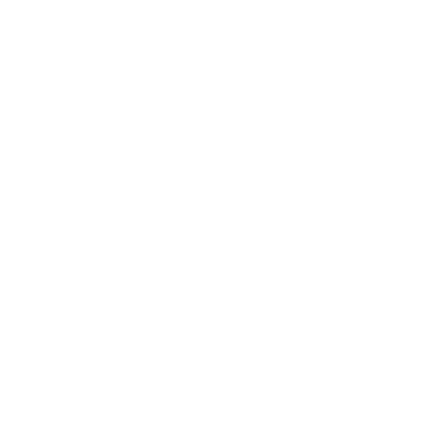 Iceberg Split Logo #ffffff