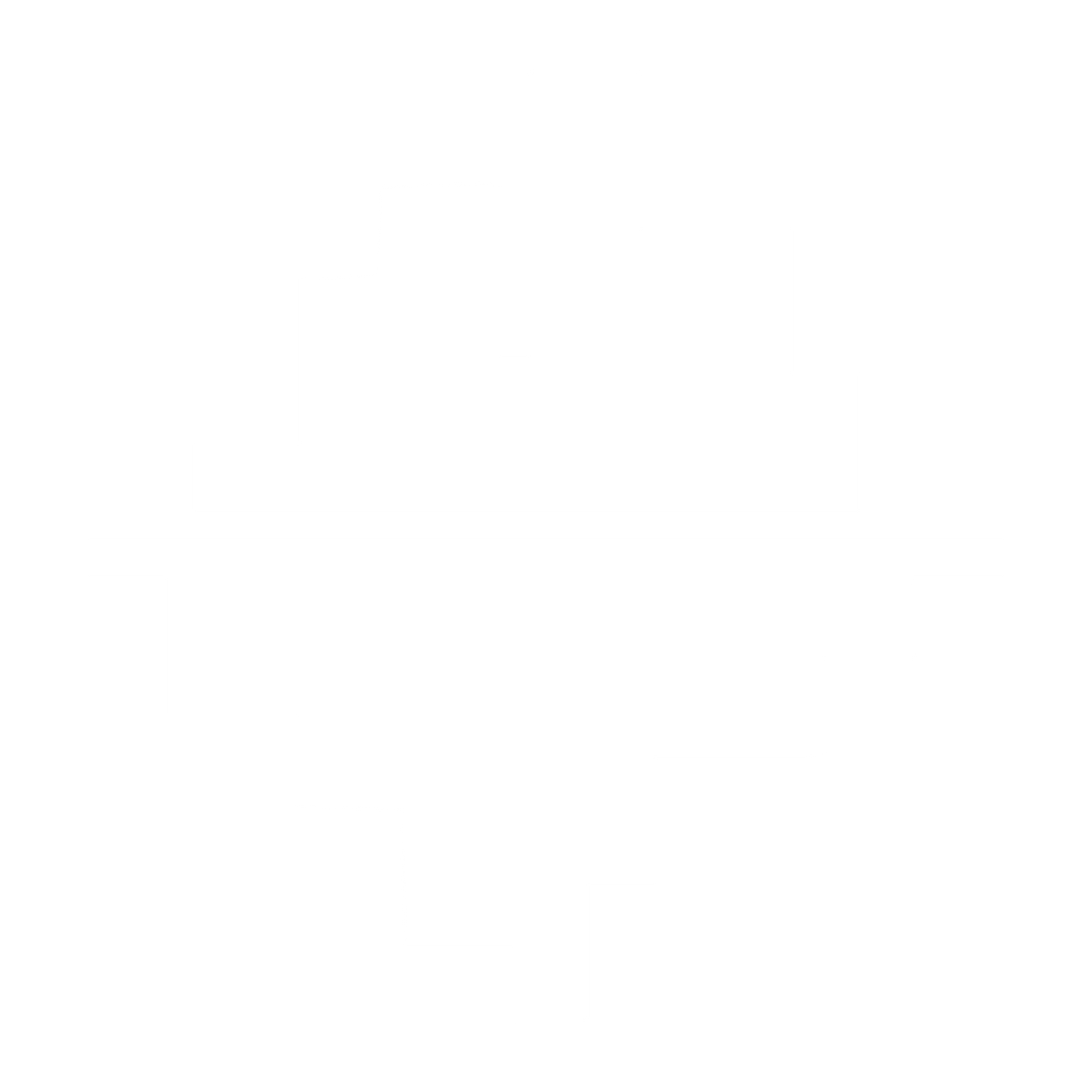 Pixel Iceberg Logo #ffffff