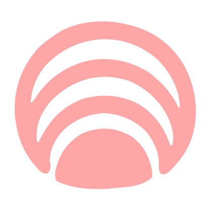 Concentric Arches Rainbow Logo #ffa6a6