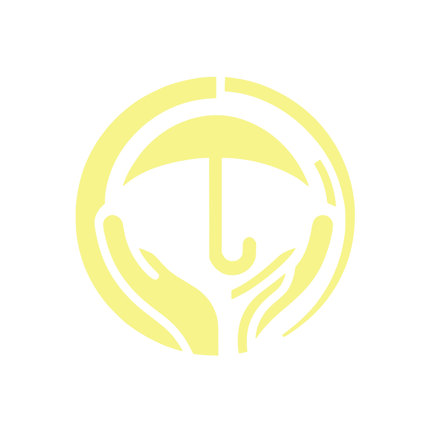 Hands Logo #F7F48B